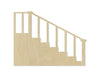 Stairs wood shape wood cutouts Household Home DIY paint kit #2053 - Multiple Sizes Available - Unfinished Wood Cutout Shapes