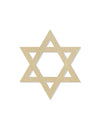 Star of David wood shape wood cutouts Jewish Jew DIY Paint kit #2056 - Multiple Sizes Available - Unfinished Wood Cutout Shapes