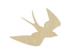Swallow wood shape wood cutouts DIY Paint kit Birds Bird cutouts #2074 - Multiple Sizes Available - Unfinished Wood Cutout Shapes
