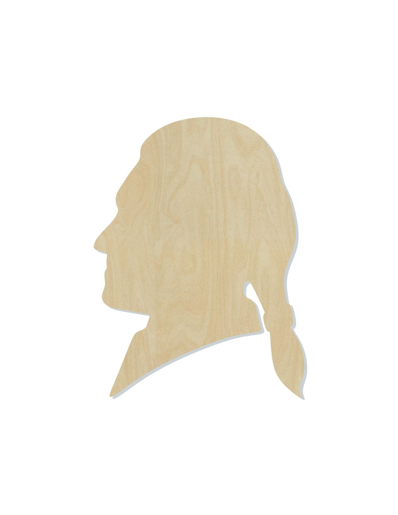 Thomas Jefferson wood shape wood cutouts History DIY Paint kit #2096 - Multiple Sizes Available - Unfinished Wood Cutout Shapes