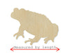 Toad wood shape wood cutouts animal cutouts DIY Paint kit #2100 - Multiple Sizes Available - Unfinished Wood Cutout Shapes