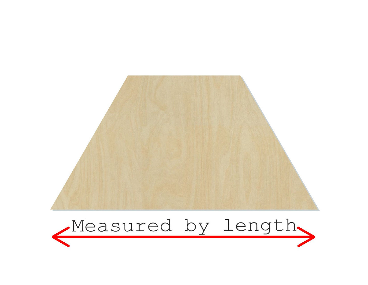 Trapezoid wood shape wood cutouts shape cutouts DIY Paint kit #2117 - Multiple Sizes Available - Unfinished Wood Cutout Shapes