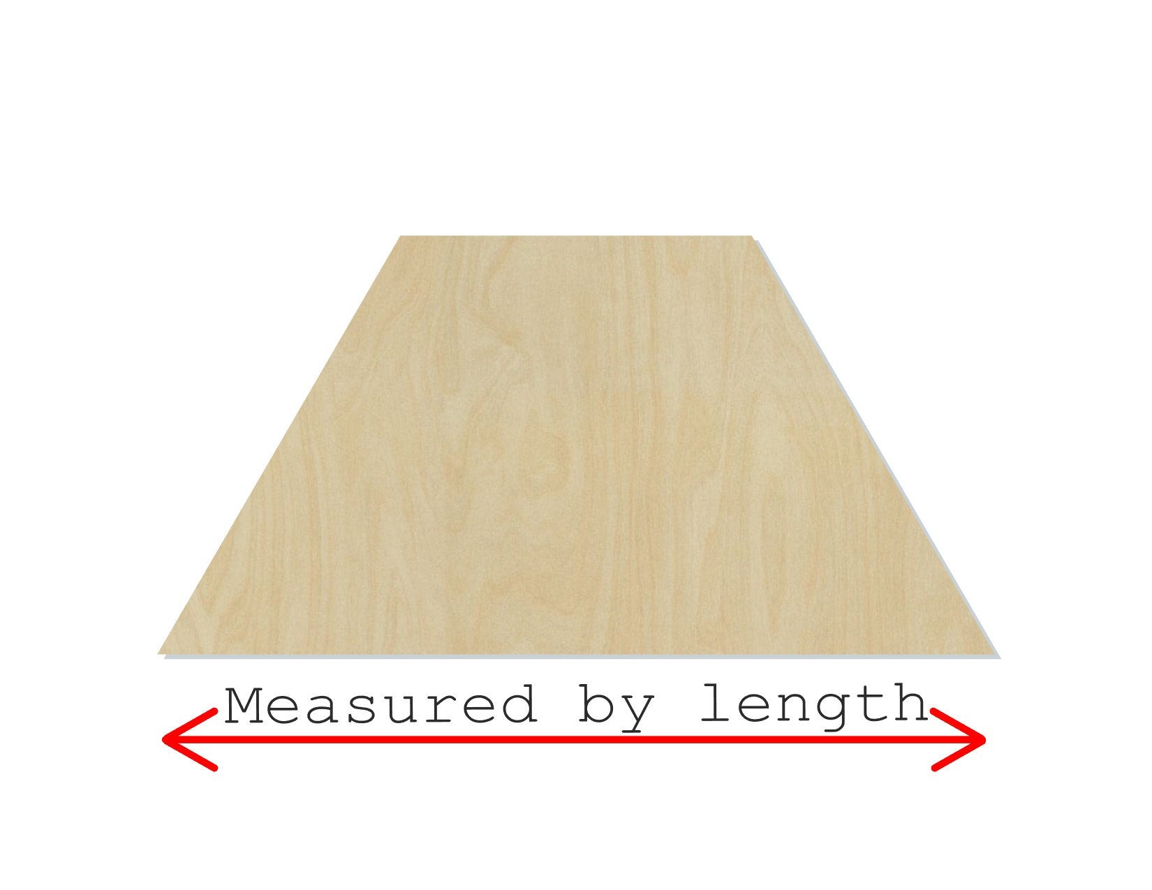 Trapezoid wood shape wood cutouts shape cutouts DIY Paint kit #2117 - Multiple Sizes Available - Unfinished Wood Cutout Shapes