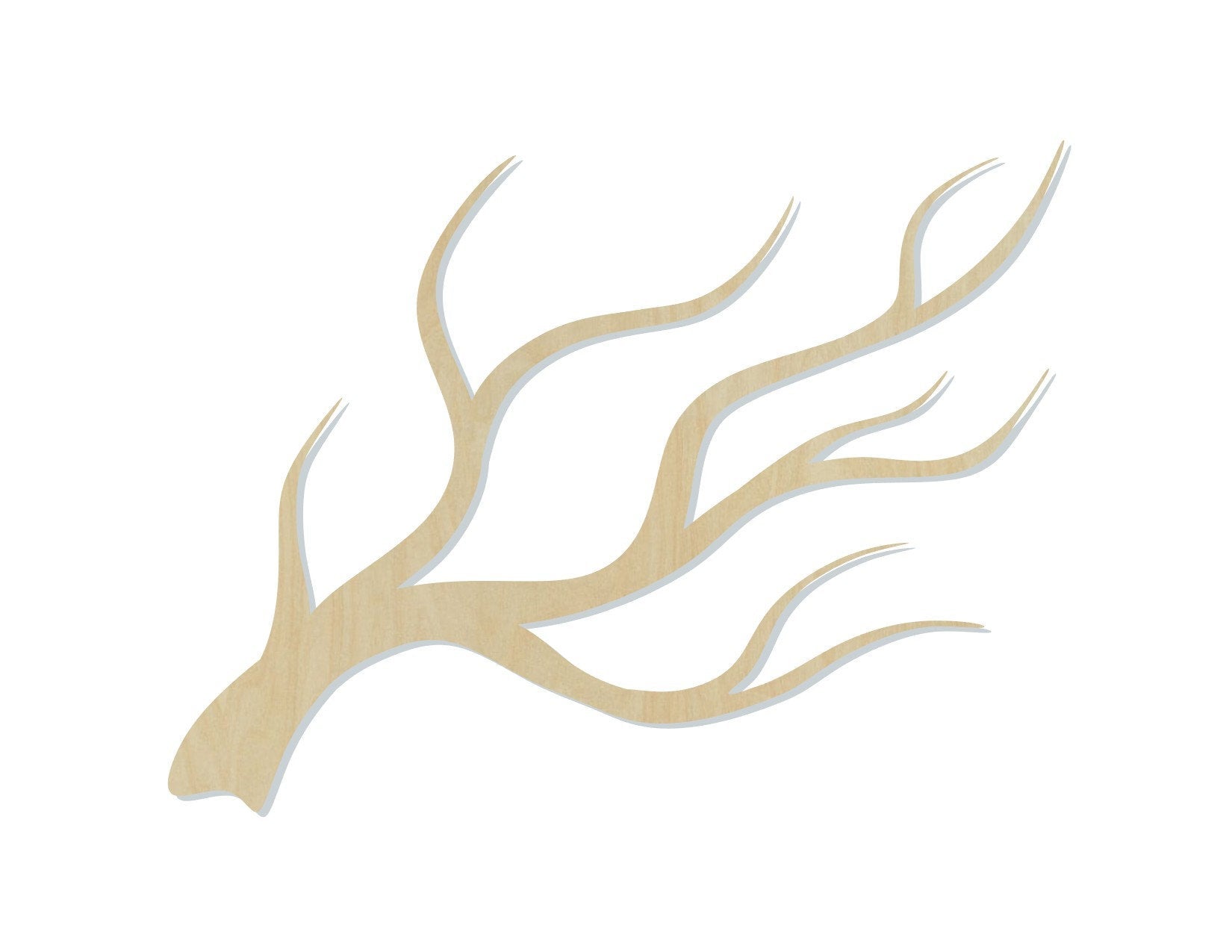 Tree Branch Wood Cutouts blank paint kit DIY color #2119 - Multiple Sizes Available - Unfinished Cutout Shapes