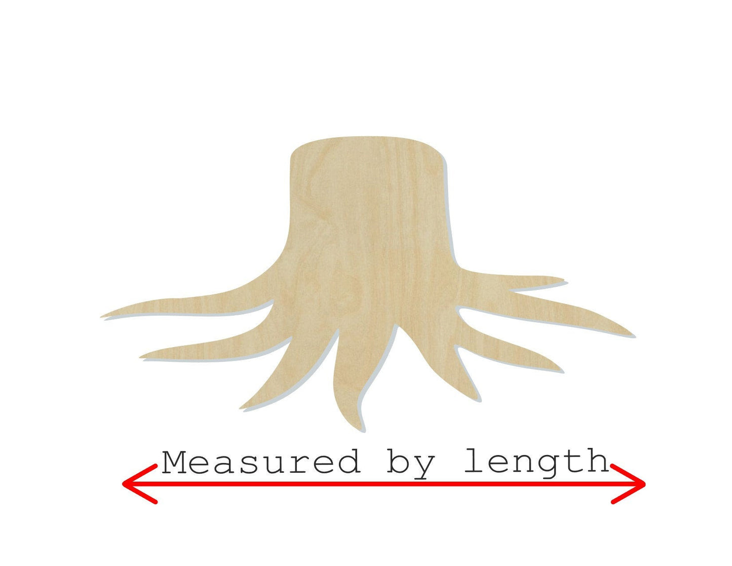 Tree Stump wood blank cutouts paint yourself DIY paint kit #2122 - Multiple Sizes Available - Unfinished Cutout Shapes
