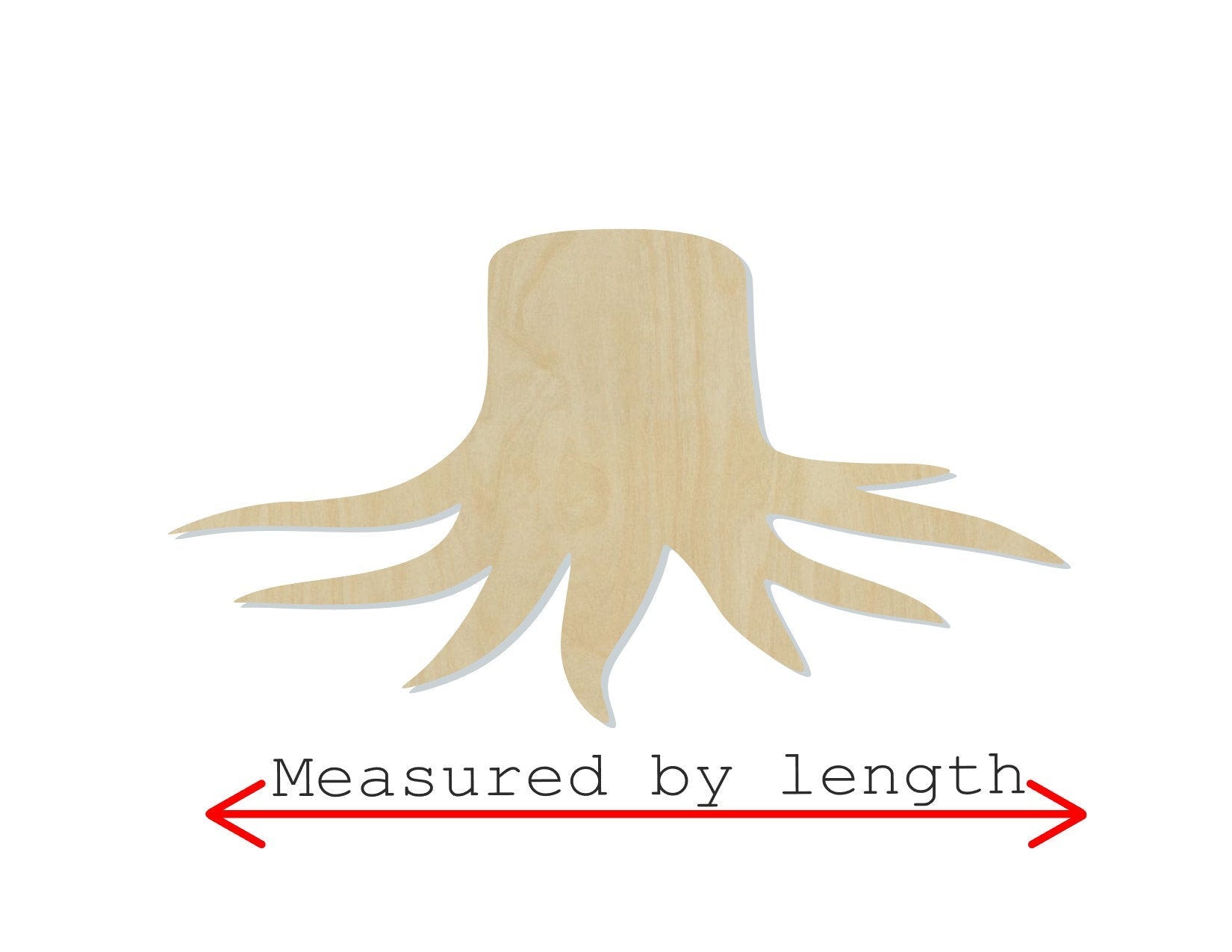 Tree Stump wood blank cutouts paint yourself DIY paint kit #2122 - Multiple Sizes Available - Unfinished Cutout Shapes