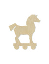 Trojan Horse Wood Cutouts blanks paint kit Horse cutout #2133 - Multiple Sizes Available - Unfinished wood Cutout Shapes