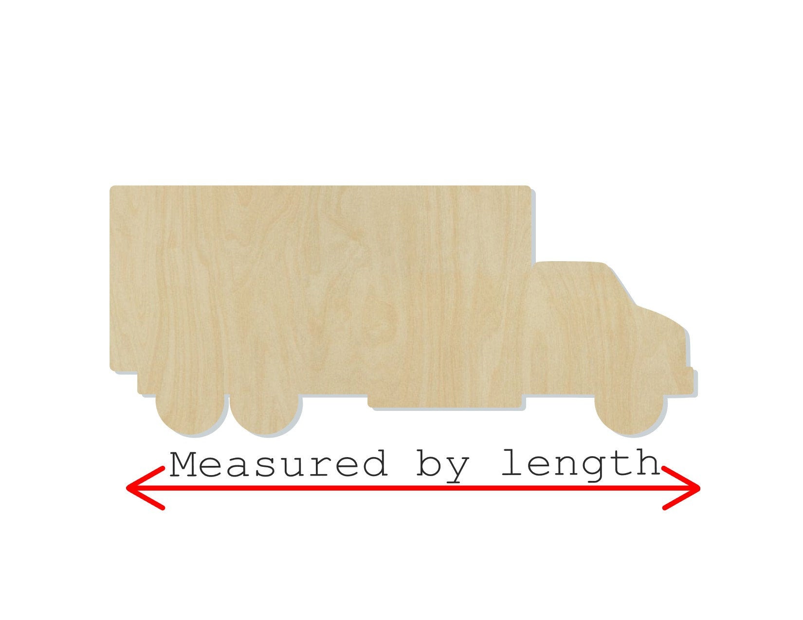 Truck Wood Cutout Transportation paint kits DIY color #2137 - Multiple Sizes Available - Unfinished wood Cutout Shapes