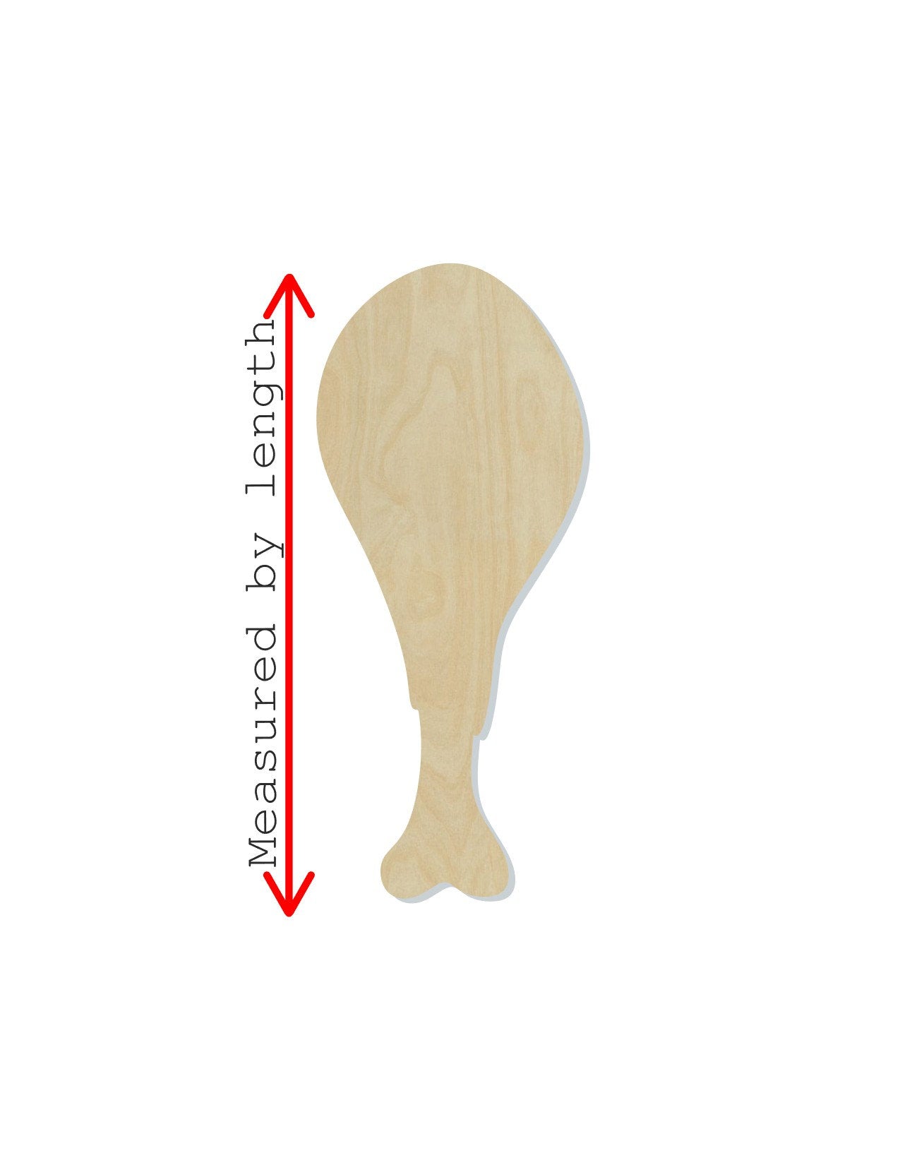 Turkey Leg Wood Cutouts Thanksgiving paint kit food turkey craft #2144 - Multiple Sizes Available - Unfinished wood Cutout Shapes