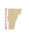 Vermont State Wood Cutouts State blank cutouts DIY State #2158 - Multiple Sizes Available - Unfinished wood Cutout Shapes