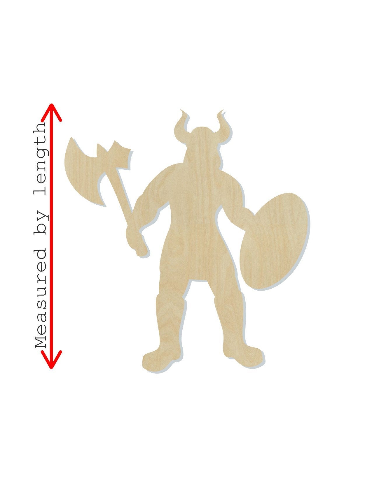 Viking Wood Cutouts #2161 - Multiple Sizes Available - Unfinished wood Cutout Shapes