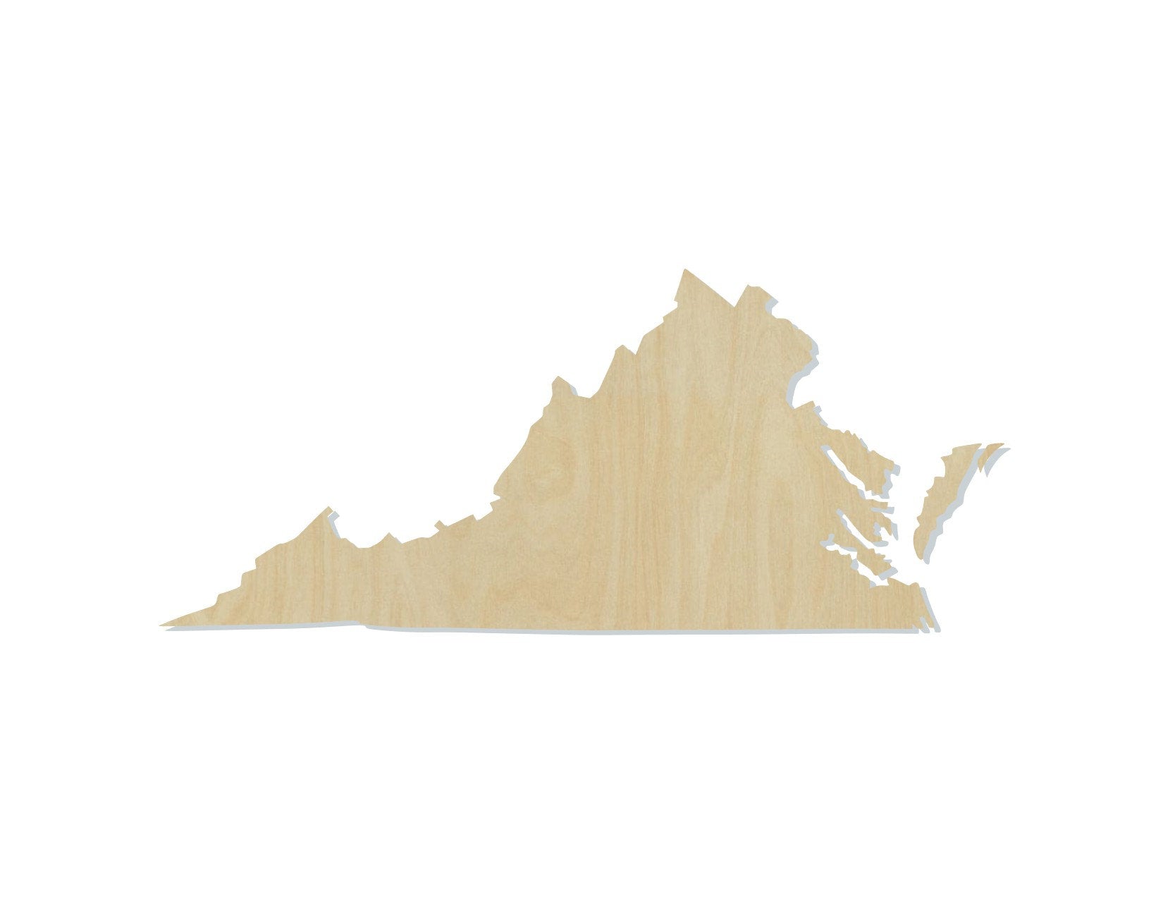 Virginia State Wood Cutouts State Pride DIY Paint #2167 - Multiple Sizes Available - Unfinished wood Cutout Shapes