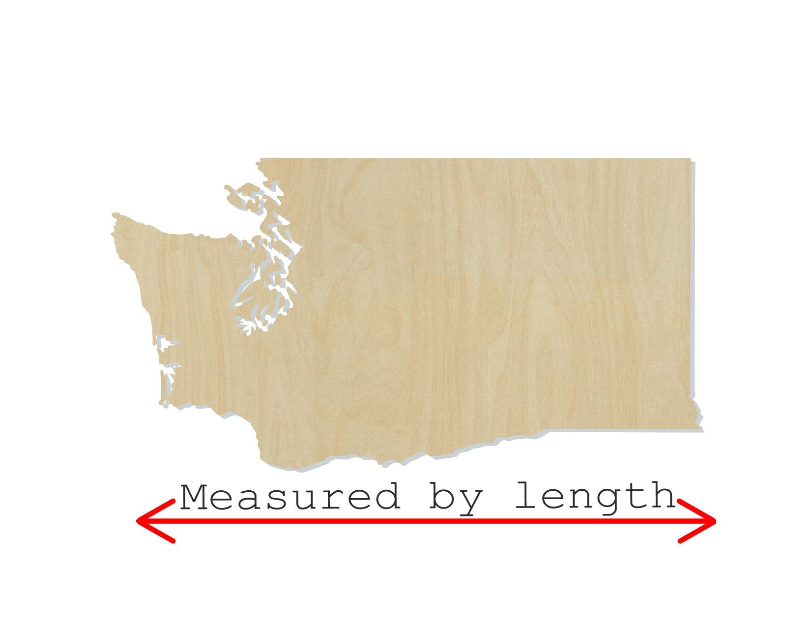 Washington State Wood Cutouts State Pride DIY Paint #2173 - Multiple Sizes Available - Unfinished wood Cutout Shapes
