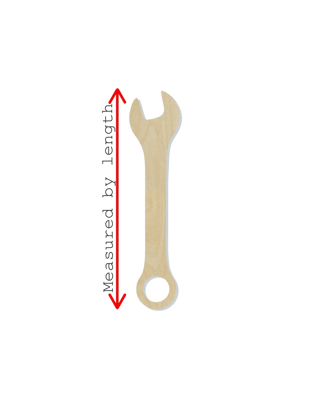 Wrench Wood Cutouts DIY Paint Fathers Day Tools Household #2207 - Multiple Sizes Available - Unfinished wood Cutout Shapes