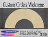 Rainbow Blank rainbow cutout natures beauty colorful #1088 - Multiple Sizes Available - Unfinished Wood Cutout Shapes