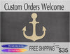 Anchor Cutout Anchor blank Navy Ship Sea #1123 - Multiple Sizes Available - Unfinished Wood Cutout Shapes