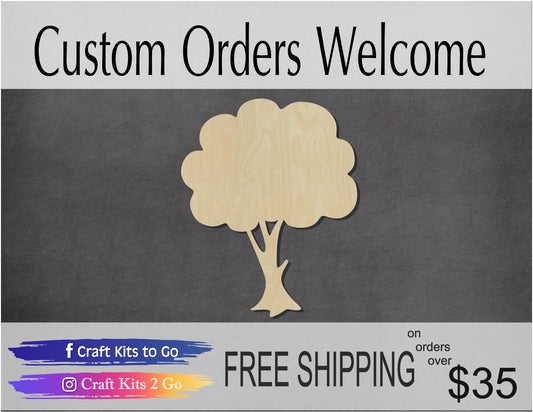 Apple Tree Blank Cutout summer time apples #1129 - Multiple Sizes Available - Unfinished Wood Cutout Shapes