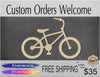 Bike Blank wood cutouts Transportation Kids Fun #1186 - Multiple Sizes Available - Unfinished Cutout Shapes