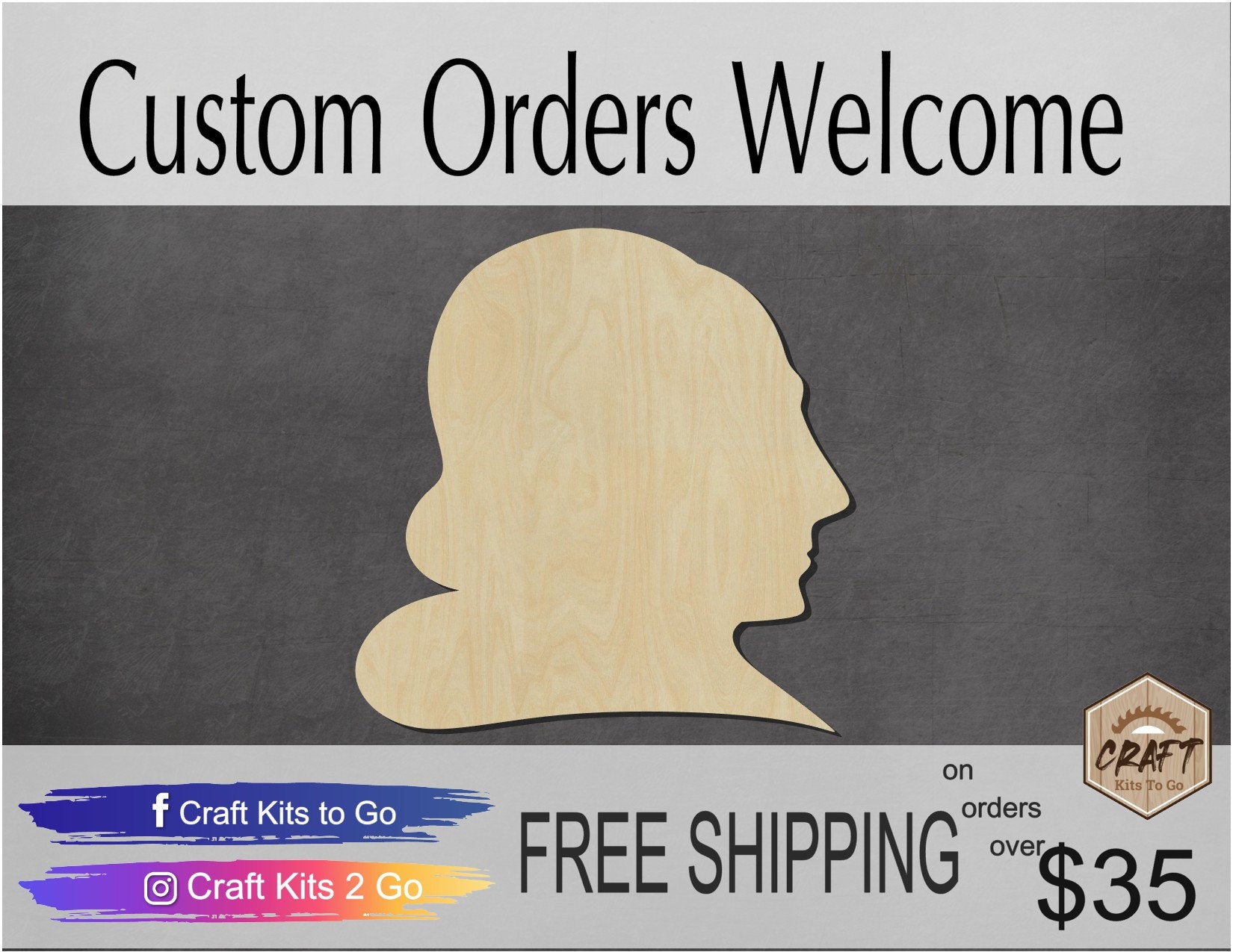 William Shakespeare Wood Cutouts School History DIY Paint #2189 - Multiple Sizes Available - Unfinished wood Cutout Shapes