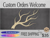 Tree Branch Wood Cutouts blank paint kit DIY color #2119 - Multiple Sizes Available - Unfinished Cutout Shapes
