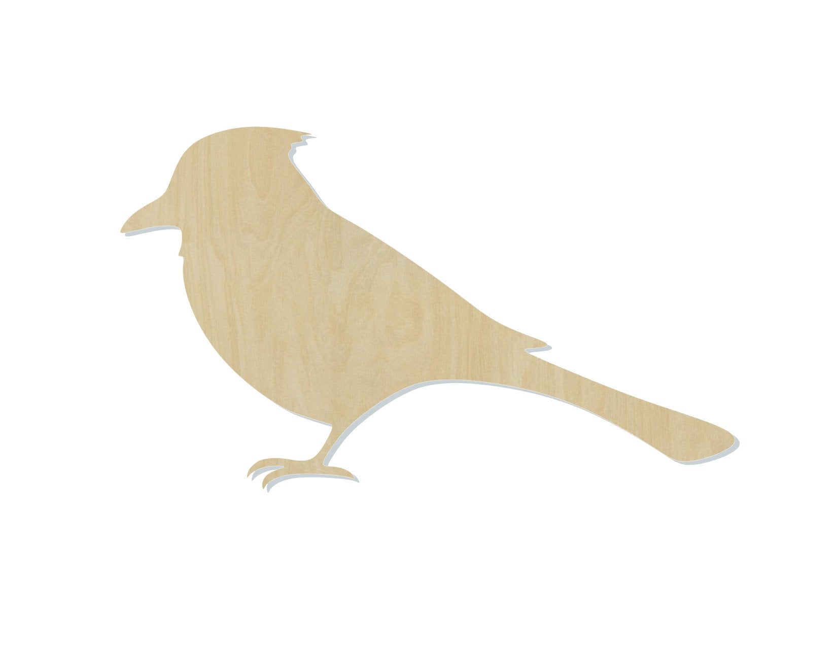 Blue Jay Bird wood blank cutouts DIY Paint Birds Flying Animal cutouts #1300 - Multiple Sizes Available - Unfinished Wood Cutout Shapes