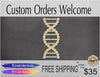 DNA Family History Paint kit wood blank cutouts DIY paint yourself #1380 - Multiple Sizes Available - Unfinished Cutout Shapes