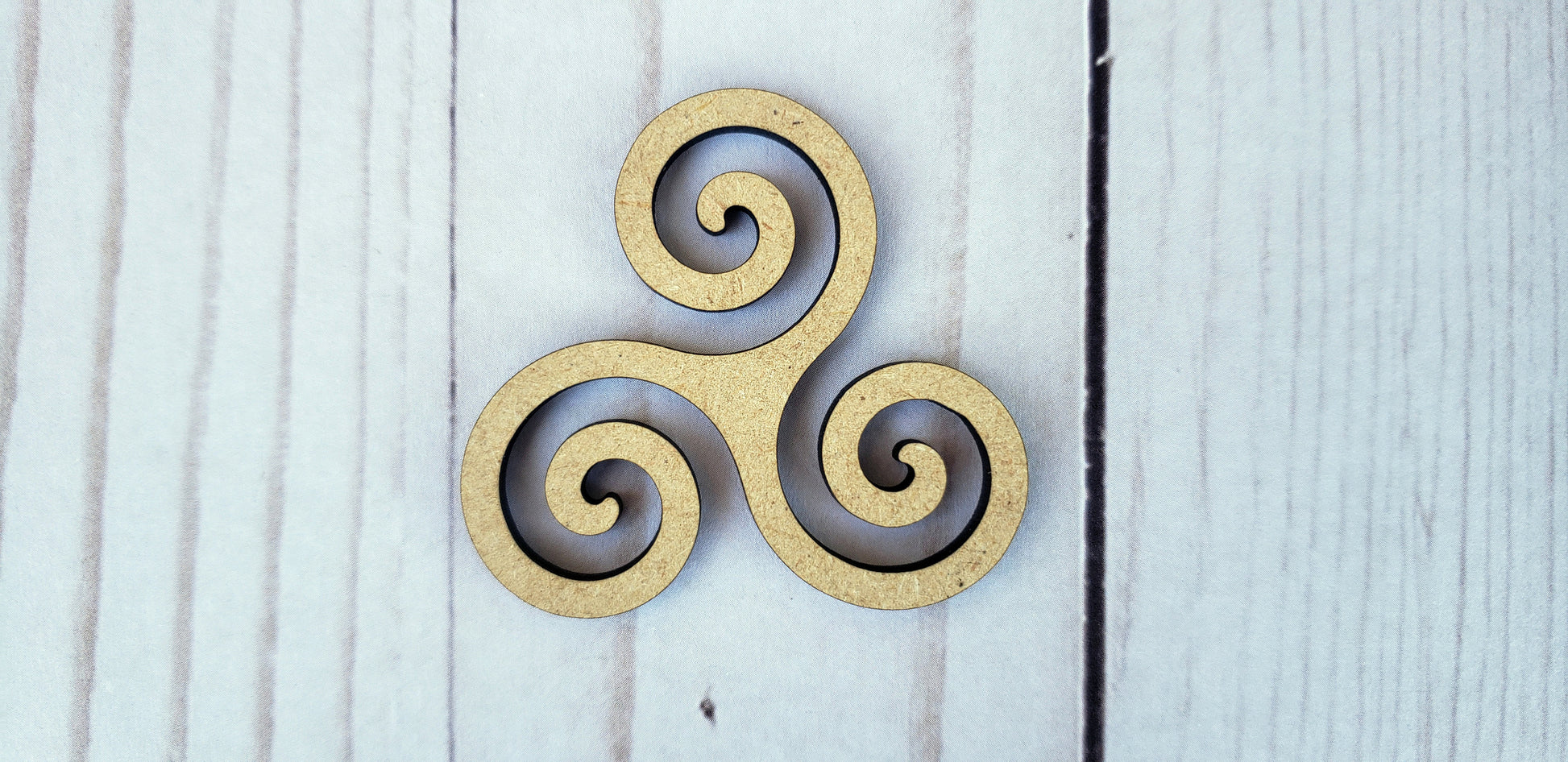 Triskele Triskelion Celtic Art DIY Paint kit #2255 - Multiple Sizes Available - Unfinished Wood Cutout Shapes