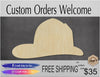 Fireman Hat fire fighter emergency wood cutouts DIY paint kit #1466 - Multiple Sizes Available - Unfinished wood Cutout Shapes