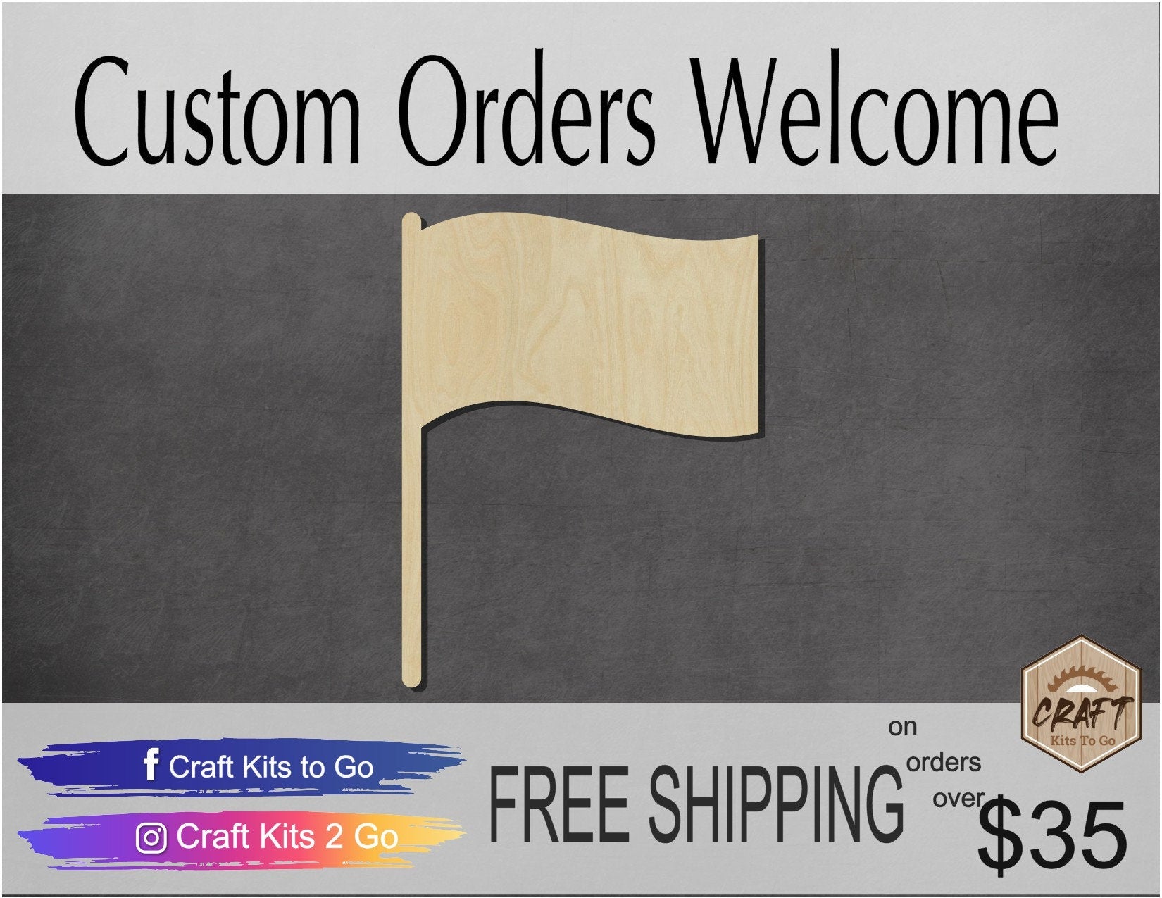 Flag wood cutouts American Flag Hero Pride DIY paint kit #1475 - Multiple Sizes Available - Unfinished Wood Cutout Shapes