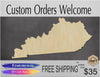Kentucky State wood cutout wood shapes State Cutouts DIY #1648 - Multiple Sizes Available - Unfinished wood Cutout Shapes