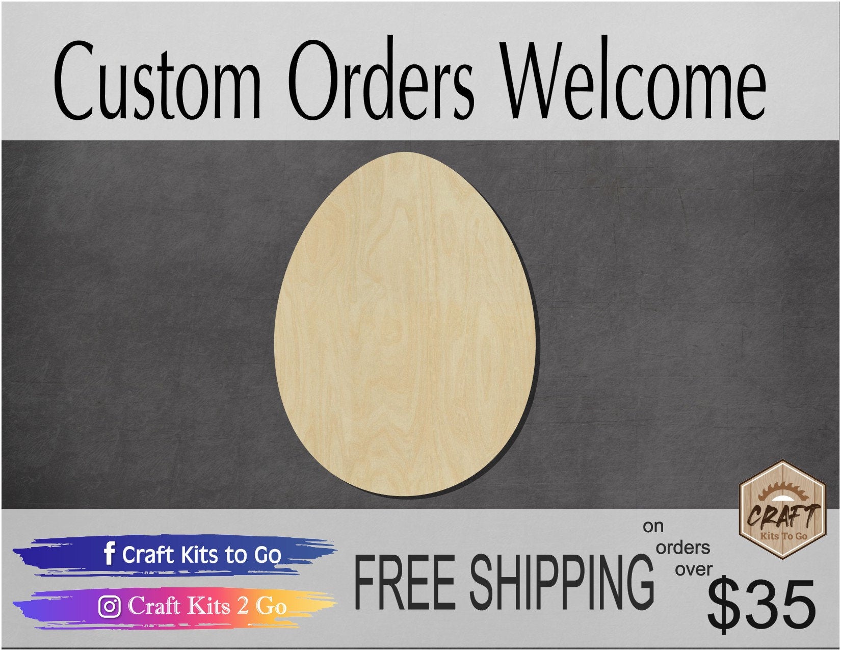 Egg wood cutouts wood shapes Food cutouts Kitchen Decor DIY paint kit #1673 - Multiple Sizes Available - Unfinished Wood Cutout Shapes