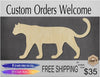 Leopard wood cutouts wood shapes animal cutouts animal shapes DIY Paint kit #1683 - Multiple Sizes Available - Unfinished Wood Cutout Shapes