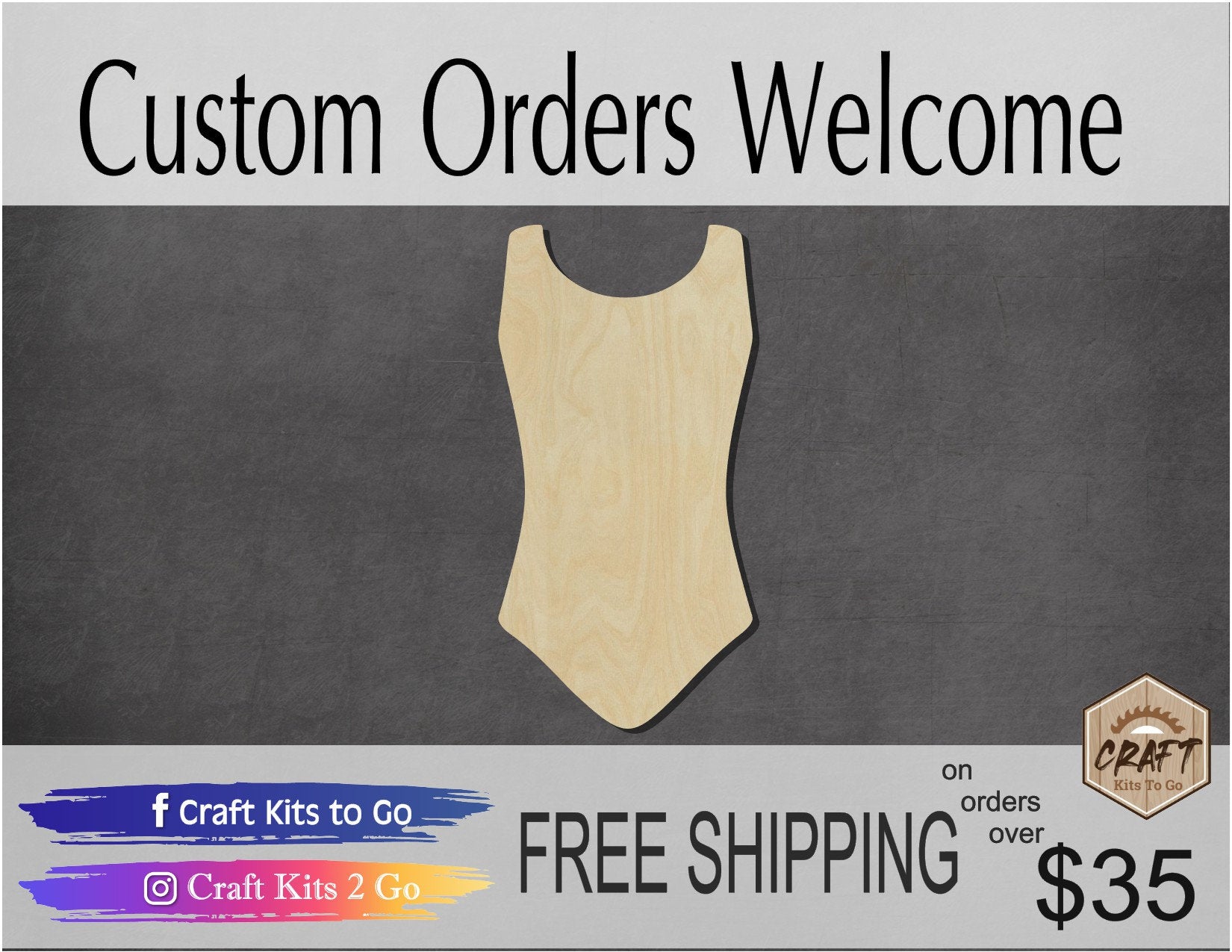 Leotard wood cutouts wood shapes Dancing Ballerina DIY paint kit #1685 - Multiple Sizes Available - Unfinished Wood Cutout Shapes