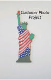 Statue of Liberty wood cutout NYC New York City Places Vacation DIY paint #2058 - Multiple Sizes Available - Unfinished Wood Cutouts Shapes