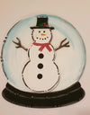 Snow Globe wood cutout Winter Snowing Christmas craft DIY paint kit #2027 - Multiple Sizes Available - Unfinished Wood Cutouts Shapes