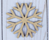Snowflake wood shape wood cutouts snowing winter DIY Paint kit #2002 - Multiple Sizes Available - Unfinished Wood Cutout Shapes