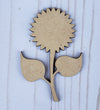 Sunflower wood shape wood cutouts Flowers Garden yard DIY paint kit #2070 - Multiple Sizes Available - Unfinished Wood Cutout Shapes