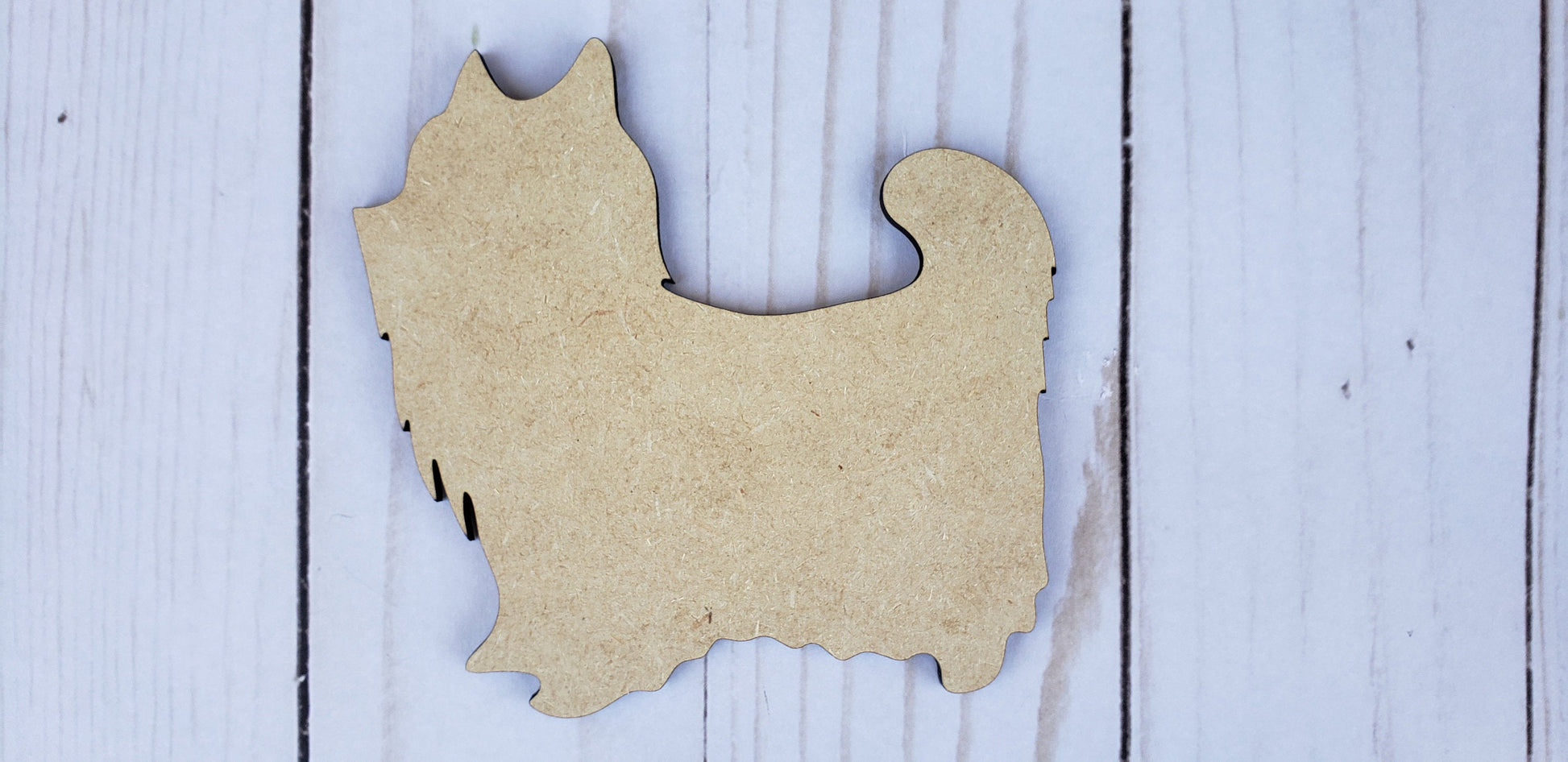 Yorkshire Terrier Wood blank Cutouts Mans best friend dog cutouts #2212 - Multiple Sizes Available - Unfinished wood Cutout Shapes