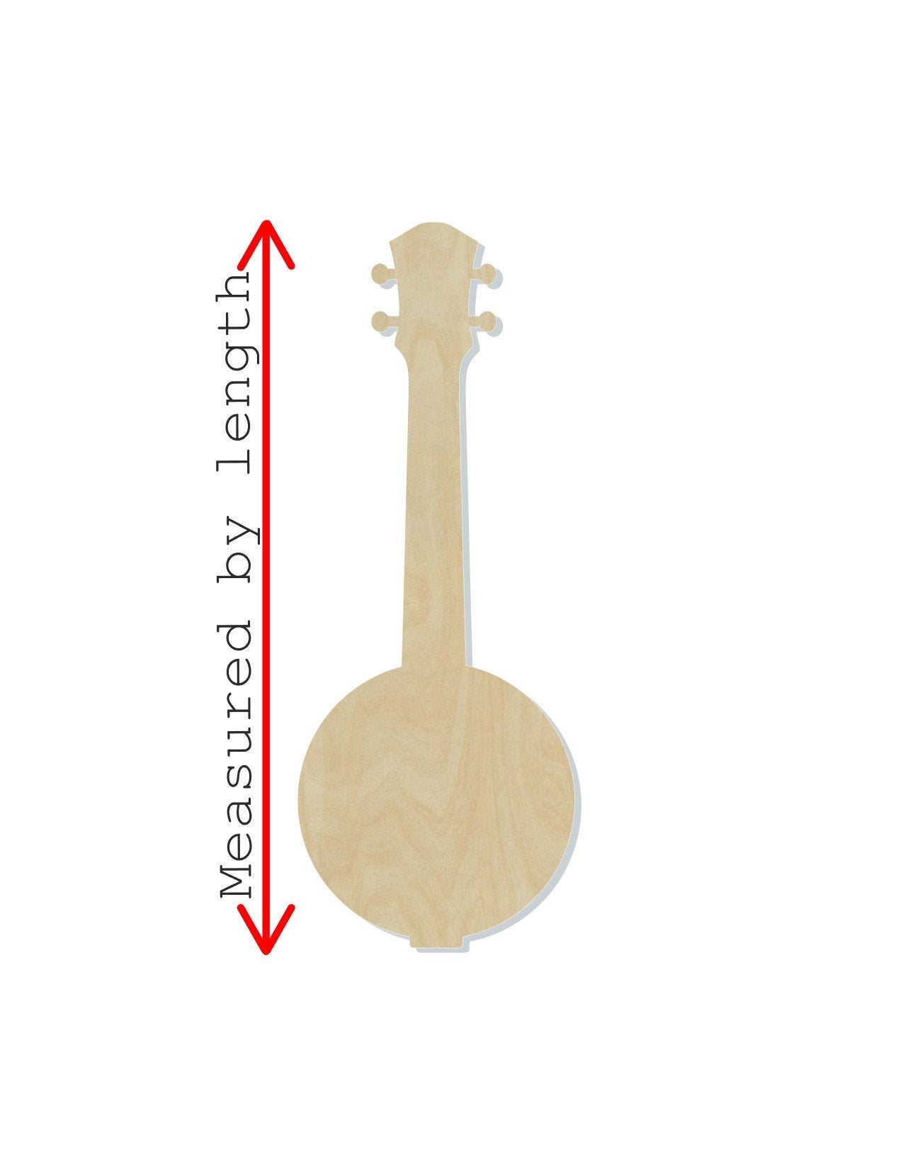Banjo Music Musical Band DIY Paint kit #1158 - Multiple Sizes Available - Unfinished Wood Cutout Shapes