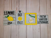 Lemon Pitcher Lemonade DIY Craft Kit #2540 - Multiple Sizes Available - Unfinished Wood Cutout Shapes