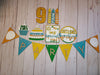 Birthday Banner DIY Craft Kit #2574 Multiple Sizes Available - Unfinished Wood Cutout Shapes