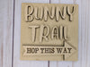 Bunny Trail Easter Craft Kit for Adults #2757 - Multiple Sizes Available - Unfinished Wood Cutout Shapes