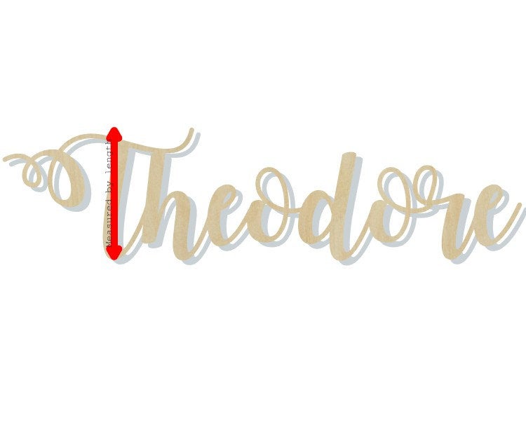 Custom Name Cutout wood words wood blank cutouts DIY Paint #2217 - Multiple Sizes Available - Unfinished Cutout Shapes