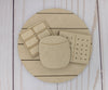 S'more Circle Craft Kit Camping Craft Kit Paint Kit #2702 - Multiple Sizes Available - Unfinished Wood Cutout Shapes