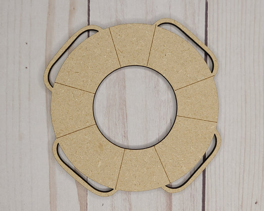 Life Preserver Lake Craft Kit Paint Kit Lake Decor Craft DIY Paint kit #2725 - Multiple Sizes Available - Unfinished Wood Cutout Shapes