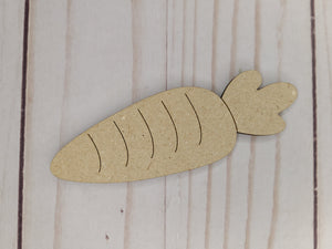 Easter Carrot Easter Decor Easter Craft Kit for Adults #2763 - Multiple Sizes Available - Unfinished Wood Cutout Shapes