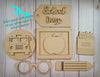 School Days Tag Back to School DIY Craft Kit #2475- Multiple Sizes Available - Unfinished Wood Cutout Shapes
