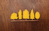 Forrest wood cutouts Land Trees Plants DIY paint kit #1505 - Multiple Sizes Available - Unfinished Wood Cutout Shapes