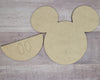 Mouse Home Interchangeable pieces Boy Mouse Mice #2221 - Unfinished Wood shape cutouts Paint kits