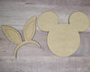 Mouse Home Interchangeable pieces Easter Bunny #2221 - Unfinished Wood shape cutouts Paint kits
